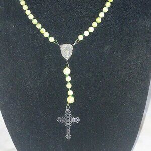 Rosary made from gemstone beads